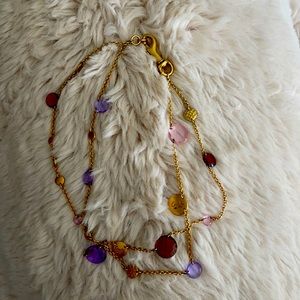 Coach double necklace nwot